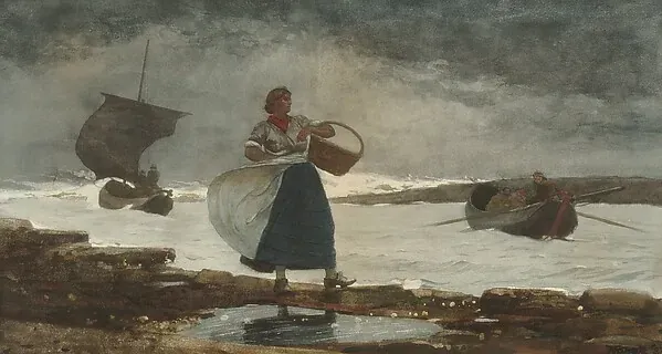 Inside the Bar, Winslow Homer