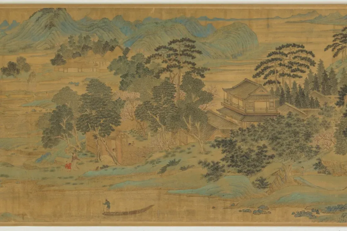 The Peach Blossom Spring 桃花源圖 (detalle), Artist unknown