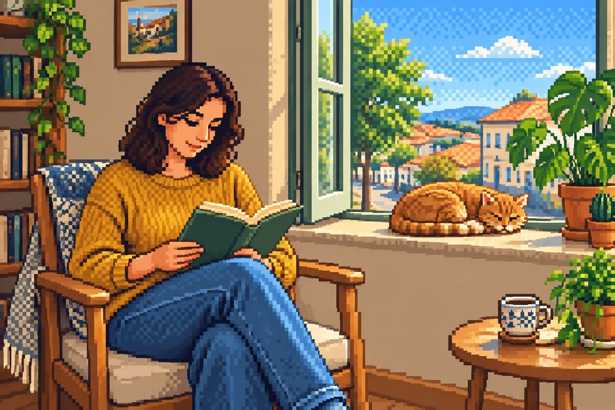 Imagen base transformada al estilo Pixel art