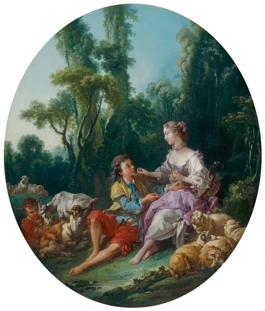 Are They Thinking about the Grape? (Pensent-ils au raisin?), François Boucher